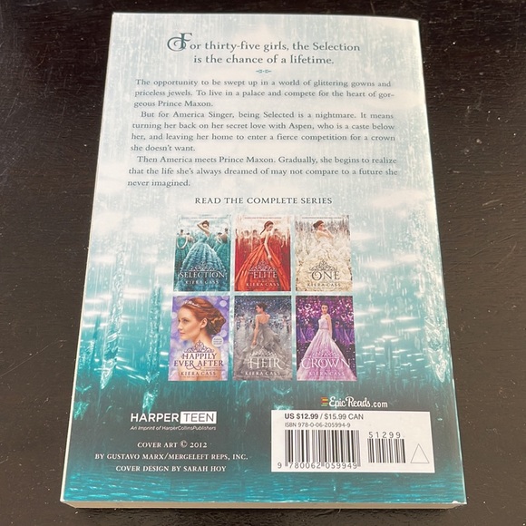 The Selection by Kiera Cass (Book 1) - Picture 2 of 3